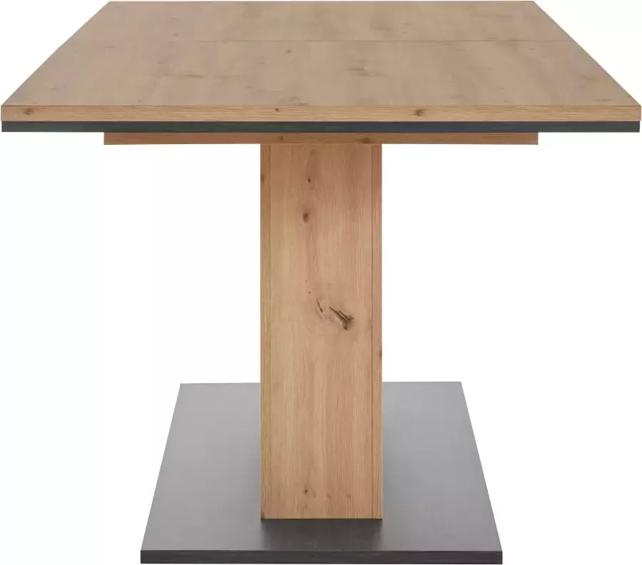 Hela EMOB Eettafel Atnalta 160 210x90 cm-artisan gebrand hout Kantoortafels Bruin Spaanplaat Kantoortafels Op voorraad