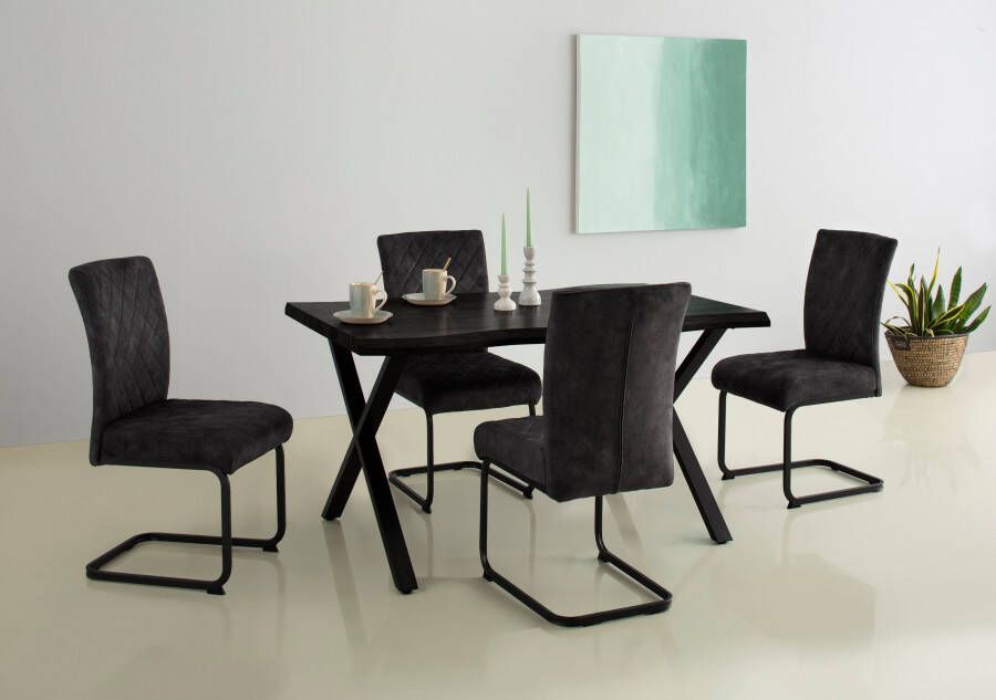 HELA Eettafel GRETA BESTSELLER Boomrandtafel (nabootsing) verschillende maten 46mm dikte keukentafel - Foto 6