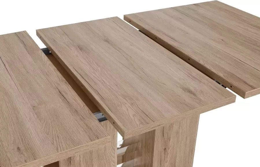 Hela EMOB Eettafel Effi 120 160x80 cm-lichte Sanremo eik Keukentafels Bruin Spaanplaat Keukentafels Op voorraad - Foto 7