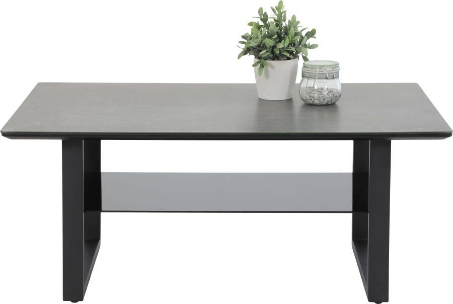 HELA Salontafel Arne met 5 mm glazen plateau in keramische look - Foto 2