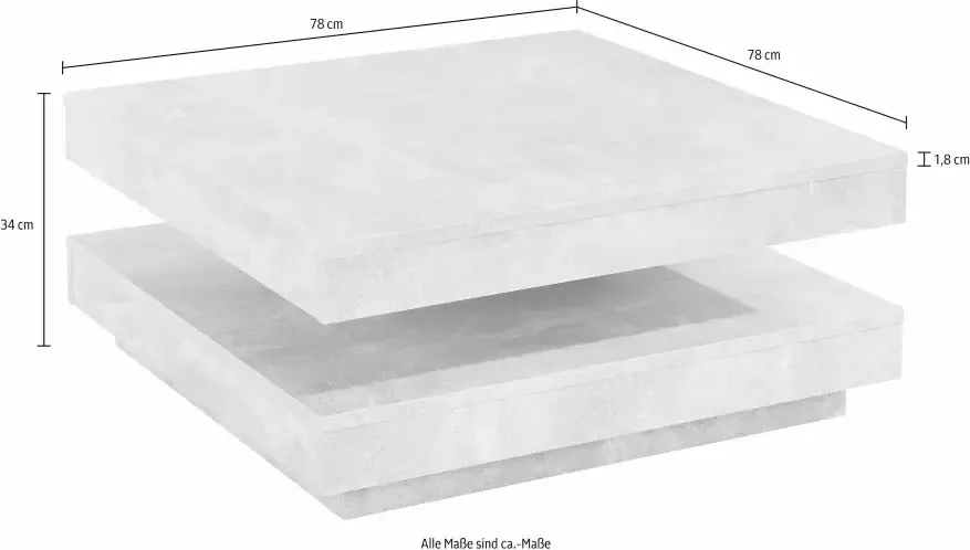 Home affaire Salontafel Ben met roterende plaat - Foto 6