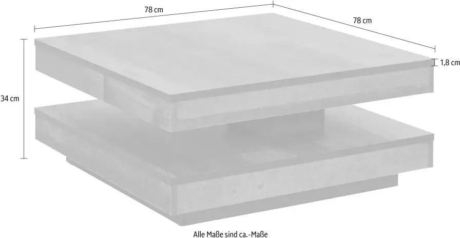 Home affaire Salontafel Ben met roterende plaat - Foto 7