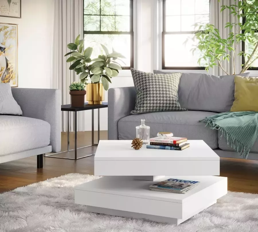 Home affaire Salontafel Ben met roterende plaat