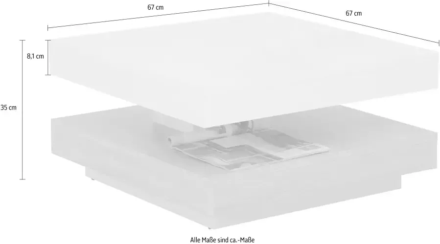 Home affaire Salontafel Ben met roterende plaat - Foto 10