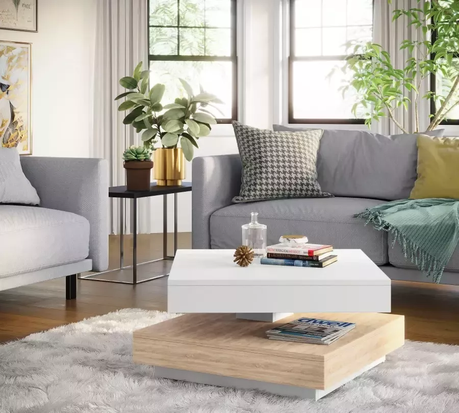 Home affaire Salontafel Ben met roterende plaat