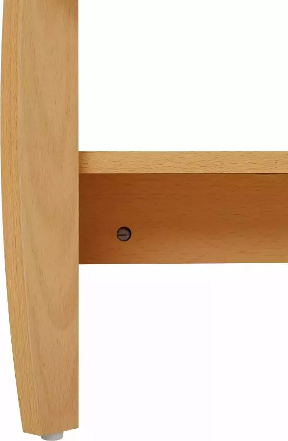 Hela EMOB Salontafel Mihanne 90 142x68x52 62 cm-beuk Ovale salontafels Bruin Spaanplaat Ovale salontafels Op voorraad - Foto 8