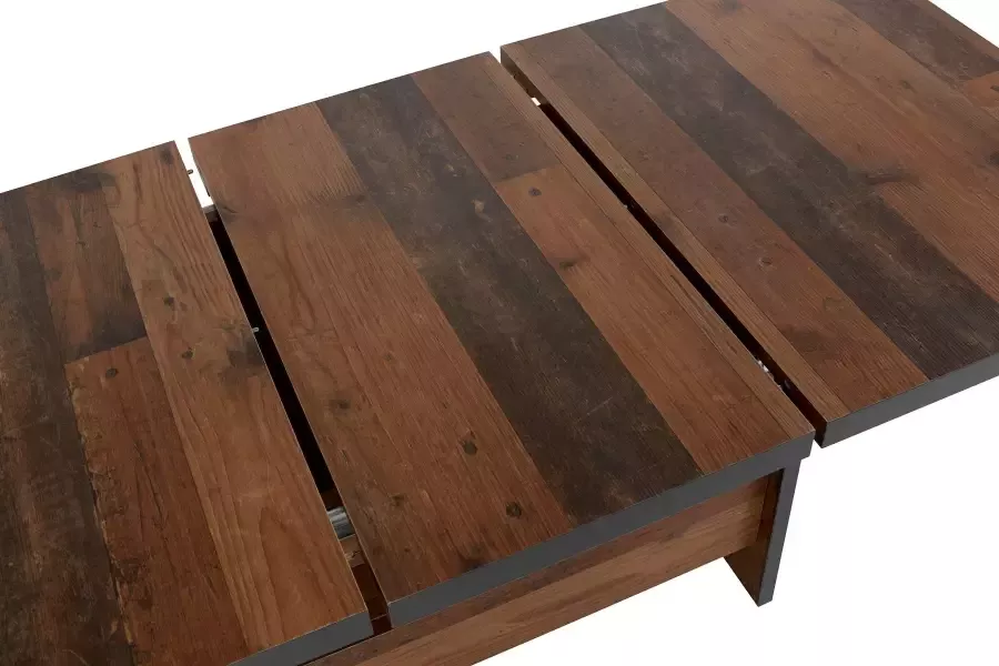 HELA Salontafel Noah uittrekbaar en in hoogte verstelbaar met lade vintage-look - Foto 8