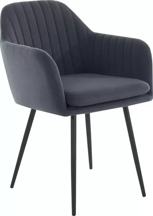 HELA Stoel met armleuningen Carla comfortabele fauteuil kuipstoel (set) - Foto 3