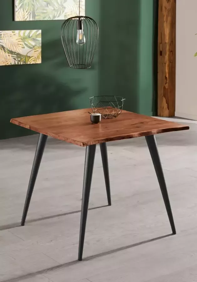 Home affaire Tafel met hout Massief hout 26 mm dikte van het tafelblad in verschillende afmetingen - Foto 15