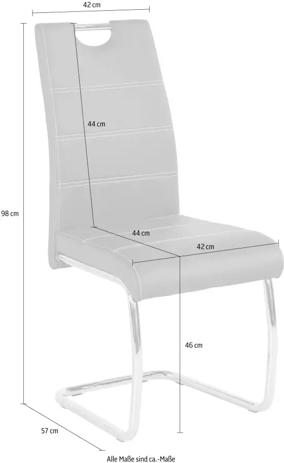 HELA Vrijdragende stoel Flora eetkamerstoelen - Foto 8