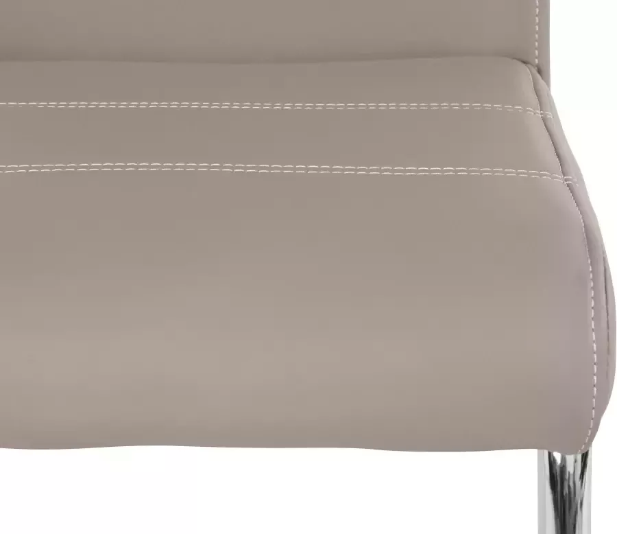 HELA Vrijdragende stoel Flora eetkamerstoelen Vrijdragende stoel set: 1 2 of 4 stuks hoog zitcomfort - Foto 2