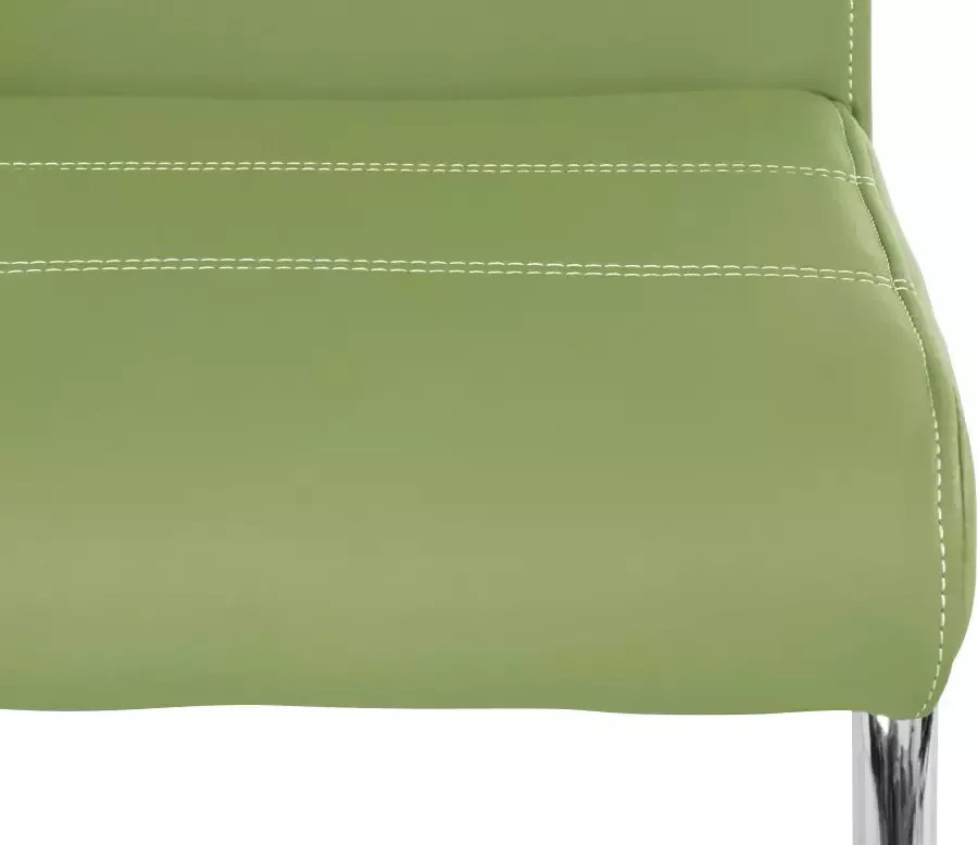 HELA Vrijdragende stoel Flora eetkamerstoelen Vrijdragende stoel set: 1 2 of 4 stuks hoog zitcomfort - Foto 2