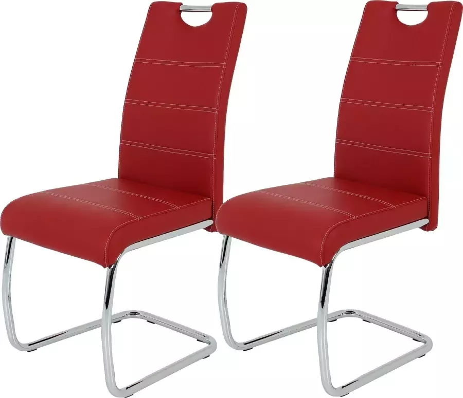 HELA Vrijdragende stoel FLORA 1 2 of 4 stuks vrijdragende stoel (set) - Foto 2