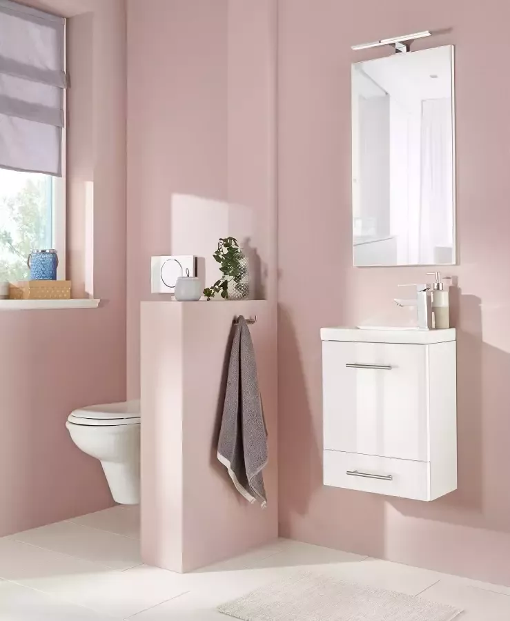 HELD MÖBEL Wastafelmeubel Trento Badkamermeubel breedte 40 cm gastenbadkamer SlimLine tweede toilet (set 4-delig) - Foto 3