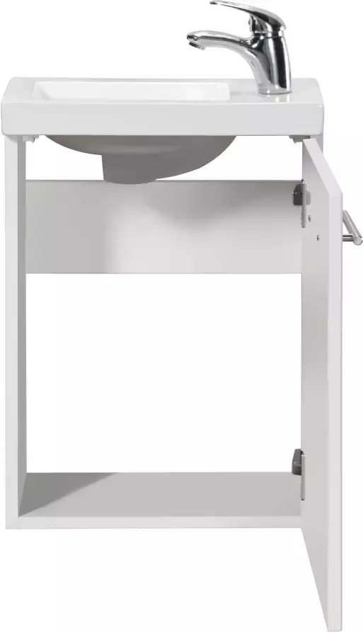 HELD MÖBEL Wastafelmeubel Trento Badkamermeubel breedte 40 cm gastenbadkamer SlimLine tweede toilet (set 4-delig) - Foto 7