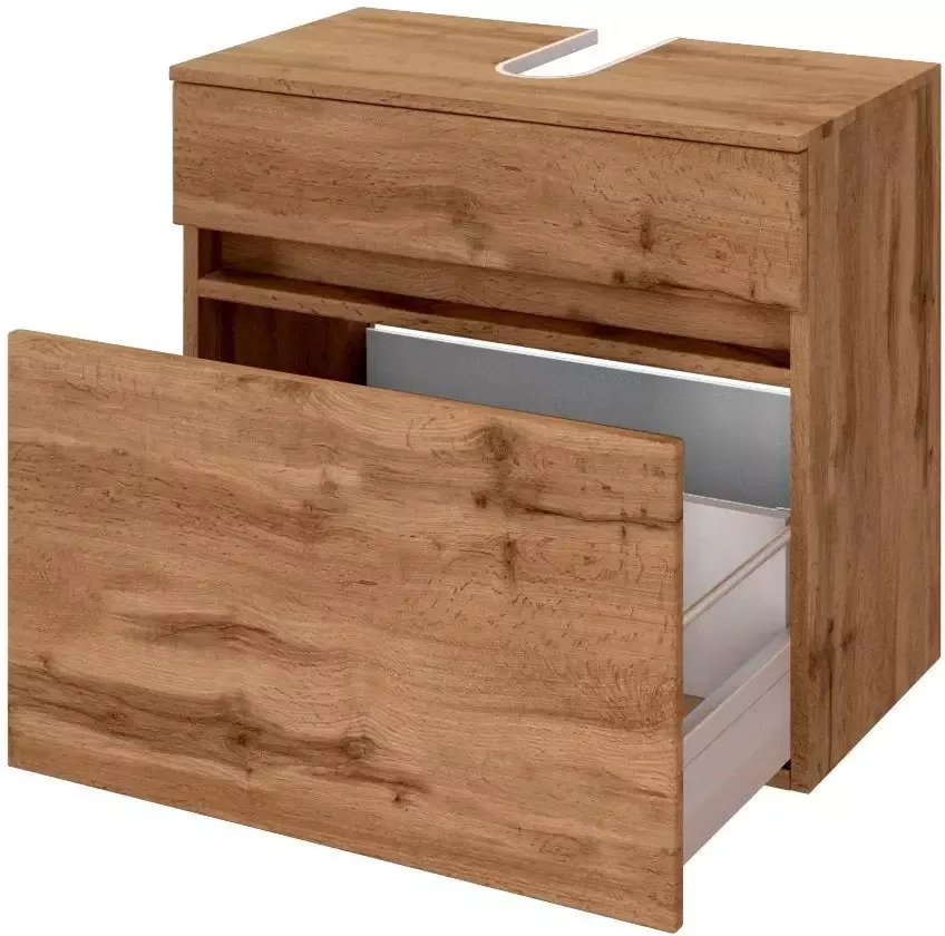 Welltime Wastafelonderkast Baabe Badkamermeubel breedte 60 cm hangende montage - Foto 1