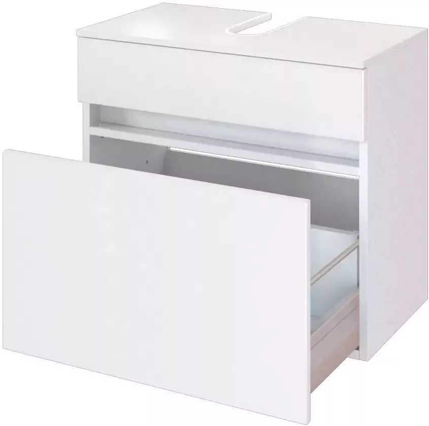 Welltime Wastafelonderkast Baabe Badkamermeubel breedte 60 cm hangende montage - Foto 2