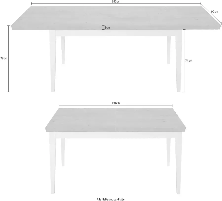 Helvetia Meble Eettafel Evora Breedte 160 cm - Foto 2