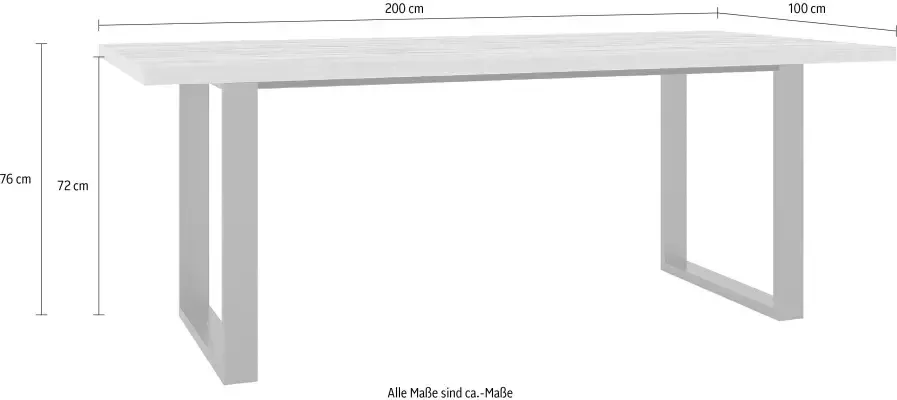 Helvetia Meble Eettafel Halle Breedte 200 cm - Foto 2