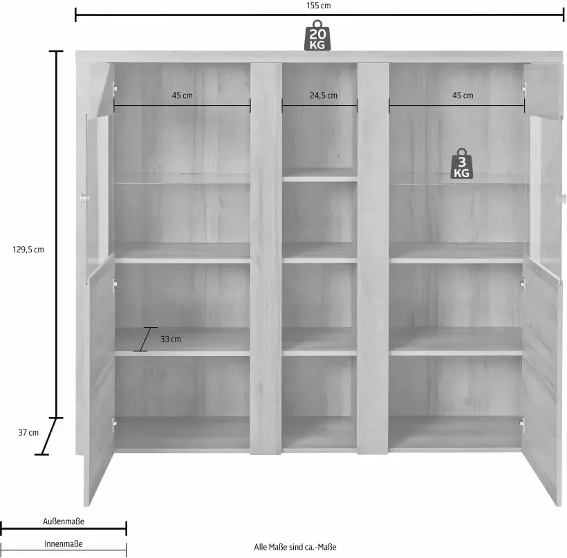 Helvetia Meble Highboard Larona - Foto 4