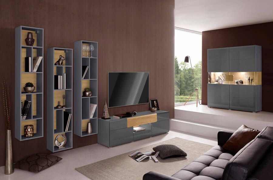 INOSIGN Tv-meubel Toledo Breite 159cm trendige TV-Schrank mit dekorative Fräsungen Breedte 159 cm