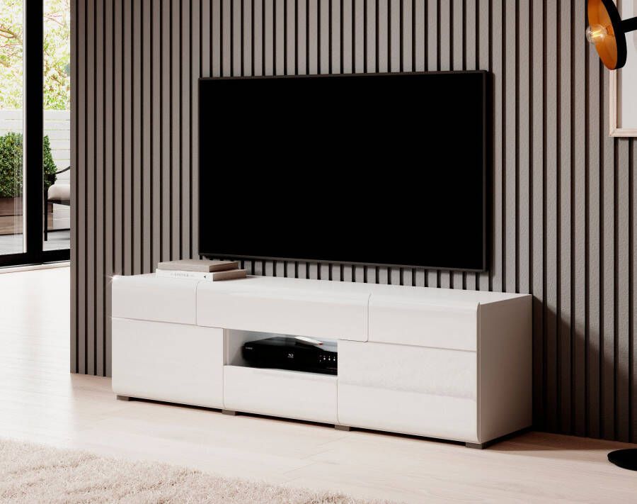 INOSIGN Tv-meubel Toledo Breite 159cm trendige TV-Schrank mit dekorative Fräsungen Breedte 159 cm - Foto 1