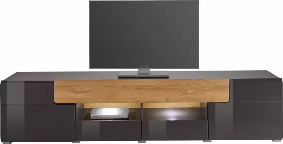 INOSIGN Tv-meubel Toledo Breite 209cm trendige TV-Schrank mit dekorative Fräsungen Breedte 209 cm - Foto 8