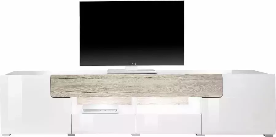 INOSIGN Tv-meubel Toledo Breite 209cm trendige TV-Schrank mit dekorative Fräsungen Breedte 209 cm - Foto 9