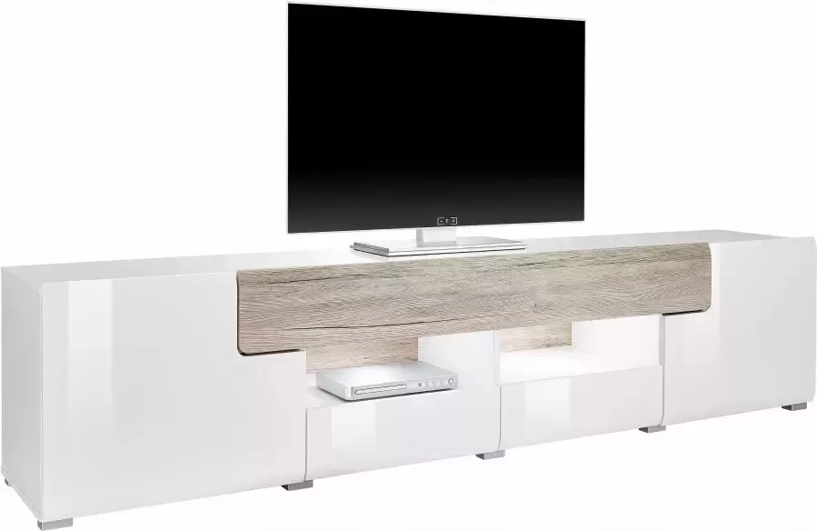 INOSIGN Tv-meubel Toledo Breite 209cm trendige TV-Schrank mit dekorative Fräsungen Breedte 209 cm - Foto 4