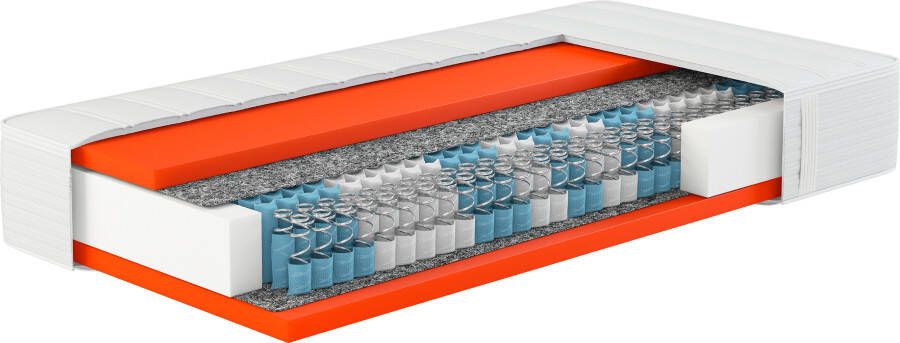 Hn8 Schlafsysteme Boxspringmatras Dynamische TFK innovatieve Lumatex-hybridschuim verkrijgbaar in 90x200 cm 140x200 cm en vele andere maten hoogte 25 cm - Foto 8
