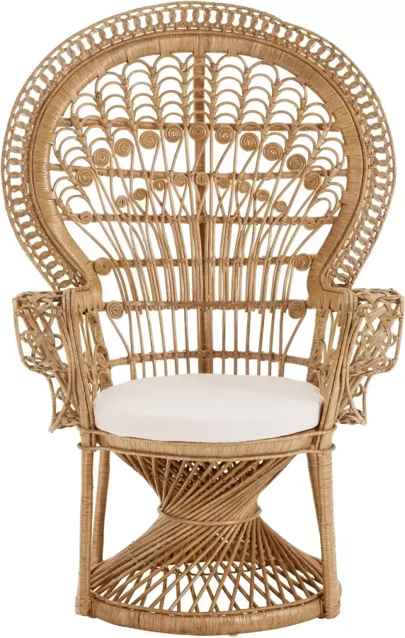 HOFMANN LIVING AND MORE Rotanstoel met kussenhoes - Foto 8