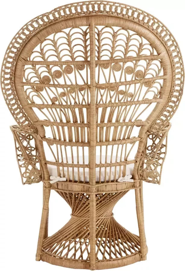 HOFMANN LIVING AND MORE Rotanstoel met kussenhoes - Foto 5