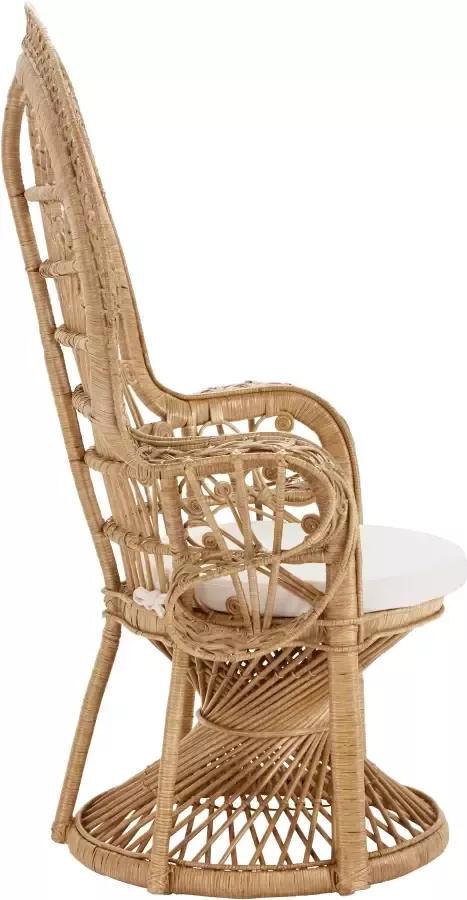 HOFMANN LIVING AND MORE Rotanstoel met kussenhoes - Foto 9
