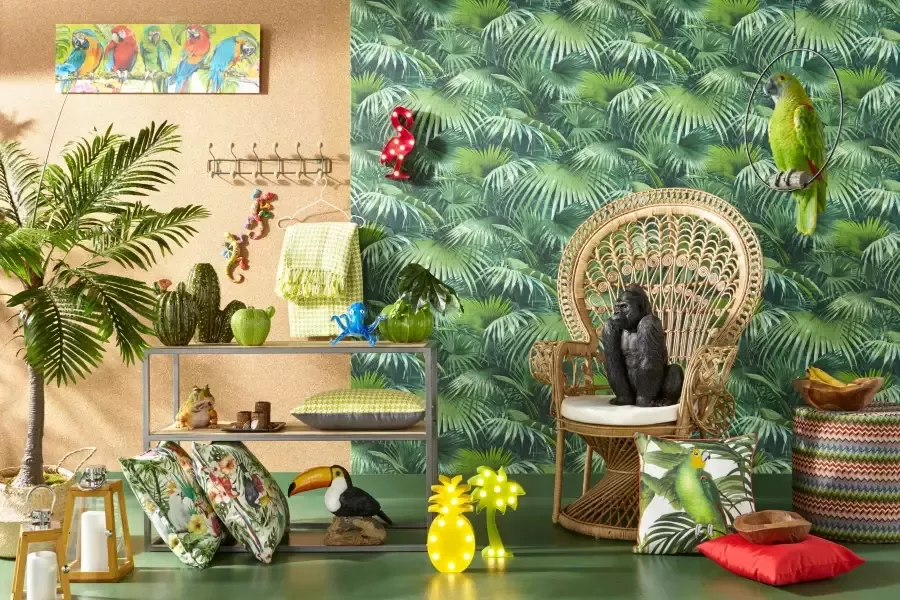 HOFMANN LIVING AND MORE Rotanstoel met kussenhoes - Foto 6