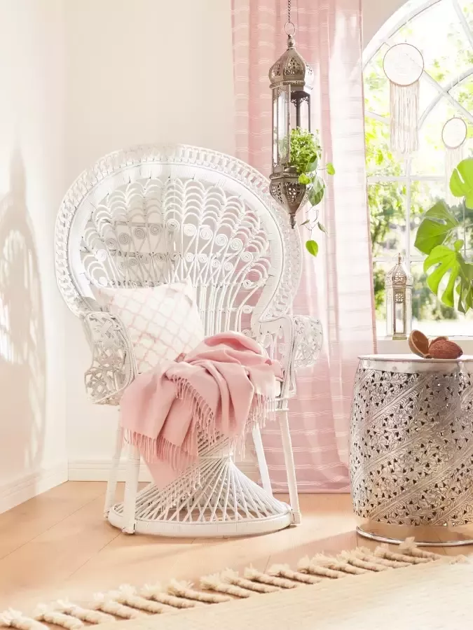 HOFMANN LIVING AND MORE Rotanstoel met kussenhoes