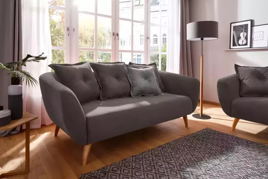 Home affaire 2 5-zitsbank Baggio modern en romantisch design comfortabel - Foto 9