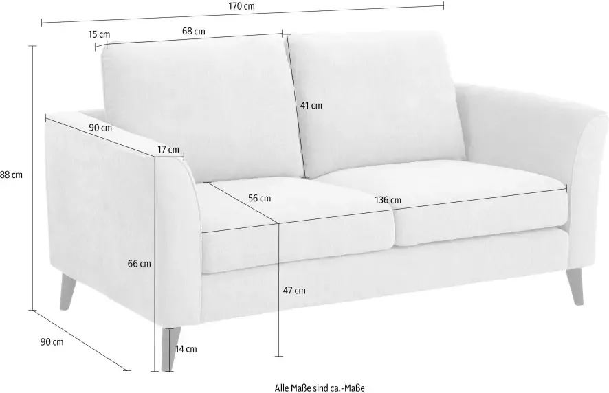 Home affaire 2-zitsbank Gröde extra zacht zitcomfort - Foto 2