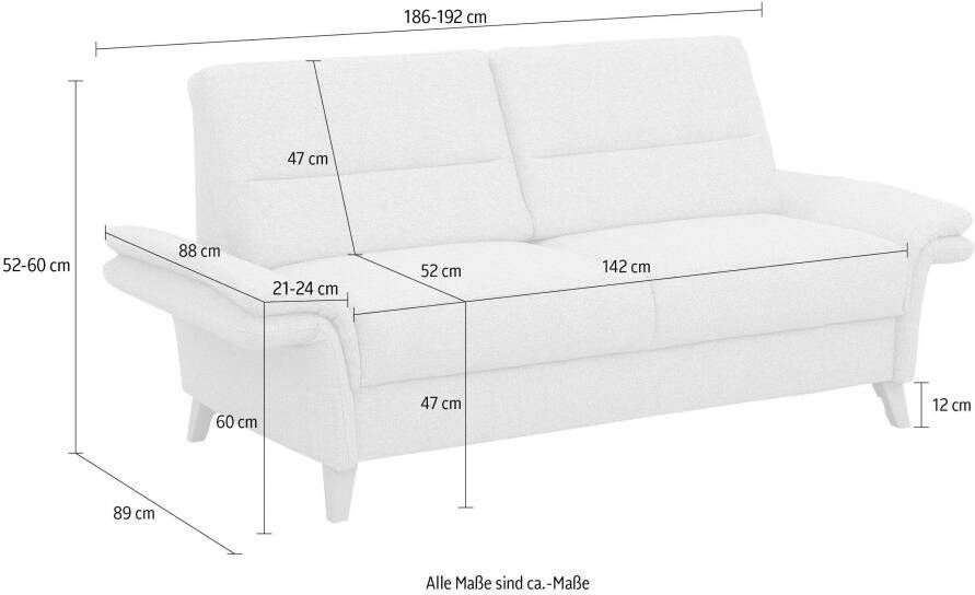 Home affaire 3-zitsbank Westerland Binnenveringsinterieur. Naar keuze met armleuningfunctie - Foto 5