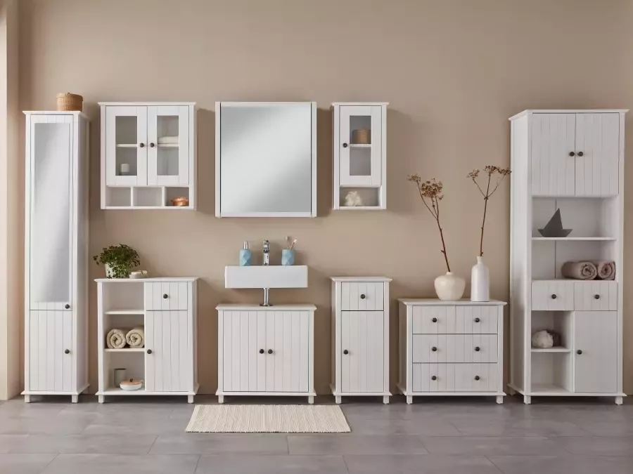 Home affaire Badkamerkast Vili Badkamerkast onderkast 4 lades van massief hout - Foto 15