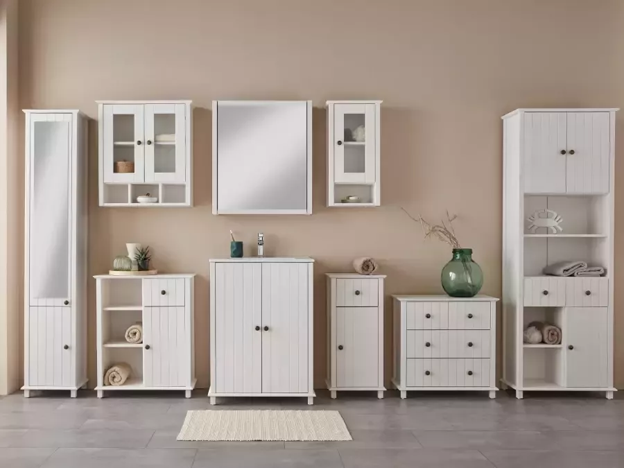 Home affaire Badkamerkast Vili Badkamerkast onderkast 4 lades van massief hout - Foto 16