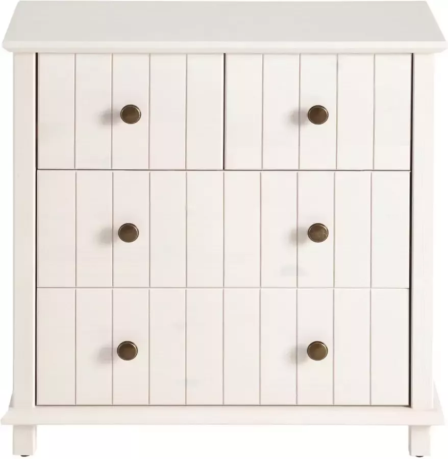 Home affaire Badkamerkast Vili Badkamerkast onderkast 4 lades van massief hout - Foto 6