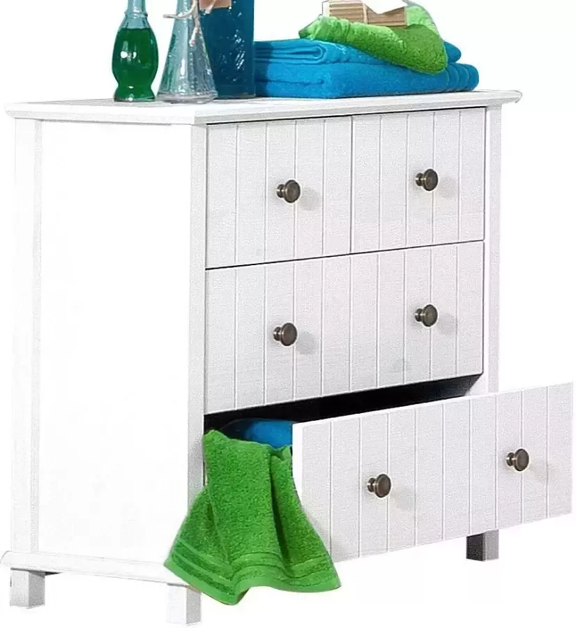 Home affaire Badkamerkast Vili Badkamerkast onderkast 4 lades van massief hout - Foto 9