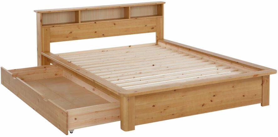 Home affaire Bed Kero gecertificeerd massief hout (grenen) optioneel met lade - Foto 5