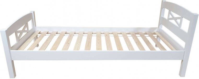 Home affaire Bed Wilma 90 x 200 cm en 180 x 200 cm Massief hout (grenen) landelijke stijl in Scandinavisch design - Foto 6