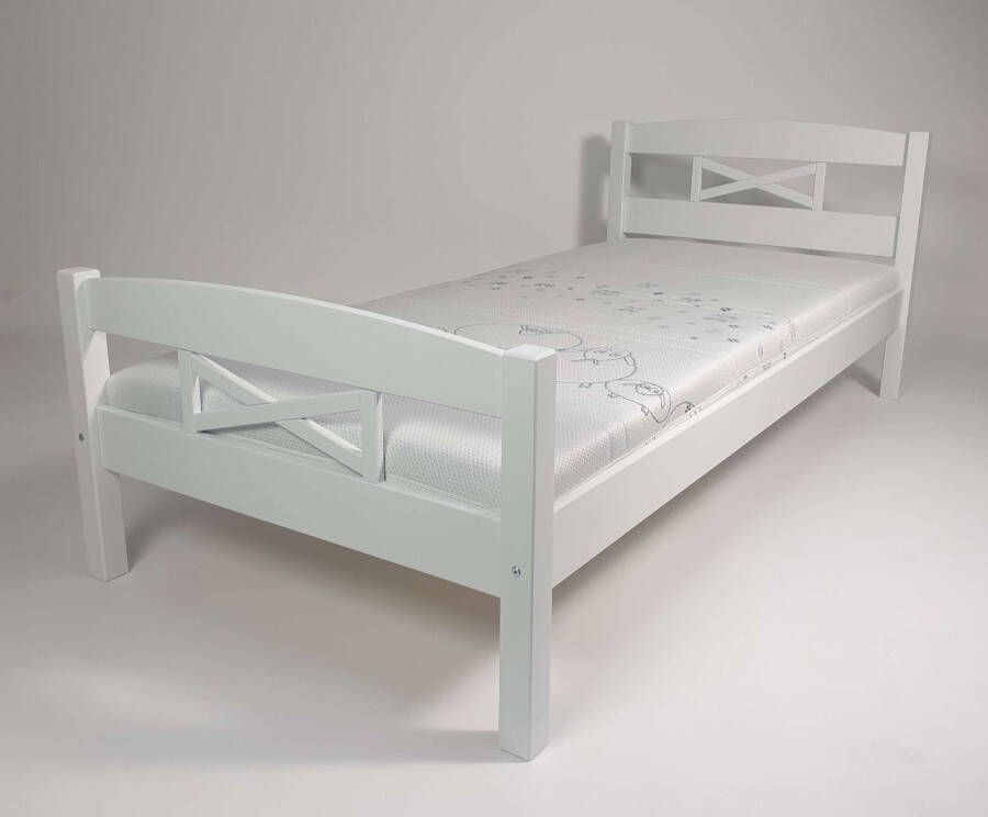 Home affaire Bed Wilma 90 x 200 cm en 180 x 200 cm Massief hout (grenen) landelijke stijl in Scandinavisch design - Foto 2