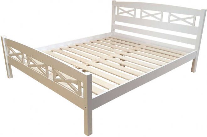 Home affaire Bed Wilma 90 x 200 cm en 180 x 200 cm Massief hout (grenen) landelijke stijl in Scandinavisch design - Foto 5