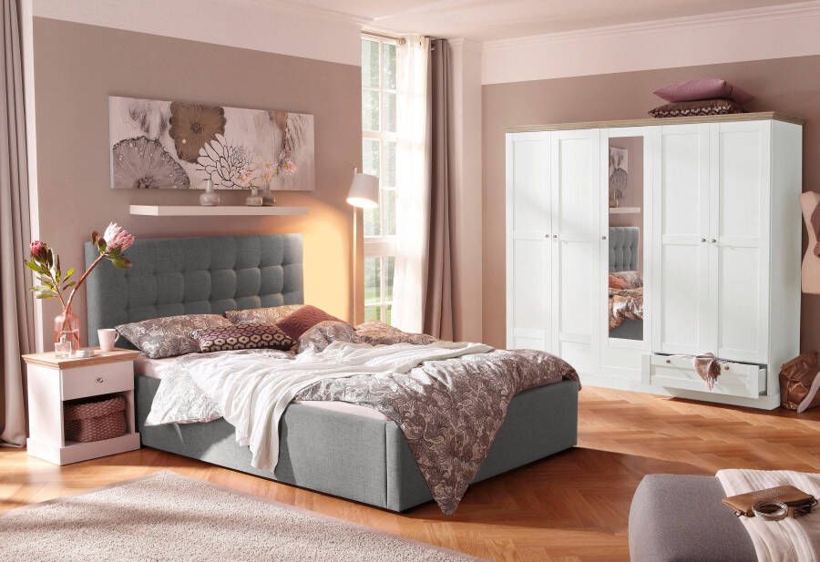 Home affaire Gestoffeerd bed Hamar knoopstiksels in het hoofdeinde tot 250 KG belastbaar - Foto 4