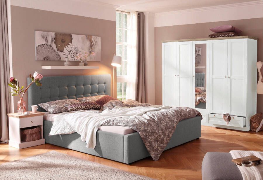 Home affaire Gestoffeerd bed Hamar knoopstiksels in het hoofdeinde tot 250 KG belastbaar - Foto 3