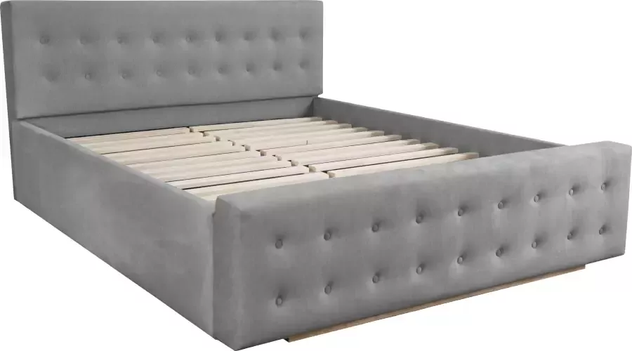 Home affaire Gestoffeerd bed Vaine in 5 breedten ook in lengte 220 cm incl. lattenrol - Foto 4