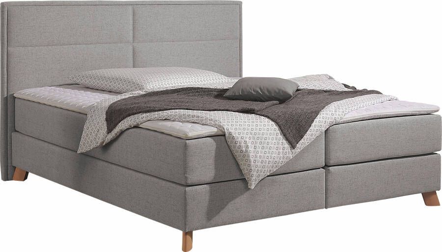 Home affaire Boxspring Caria in 5 breedten 3 matrassen-uitvoeringen 2 hardheden topmatras - Foto 1